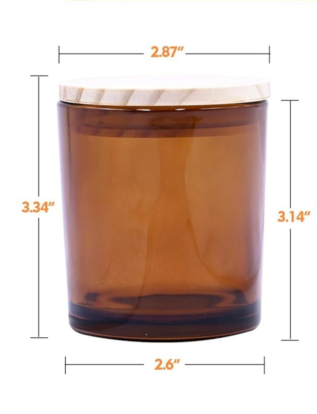 One Wick Soy Candle in Glass Jar