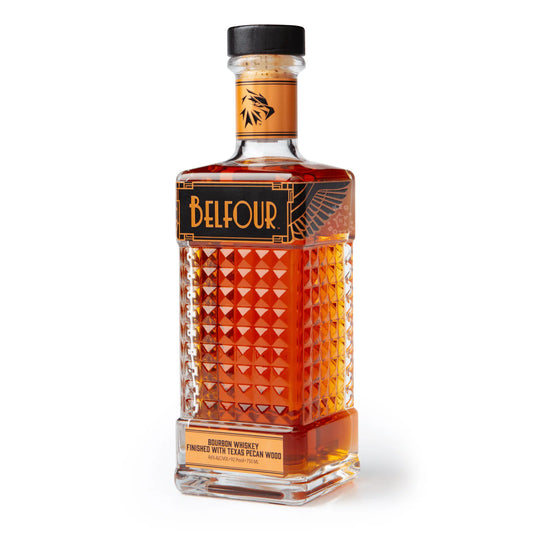 Hand-cut Belflour Bourbon Whiskey Candle