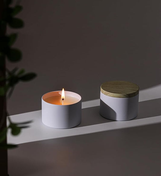 Two Wick Soy Candle in Tin Jar