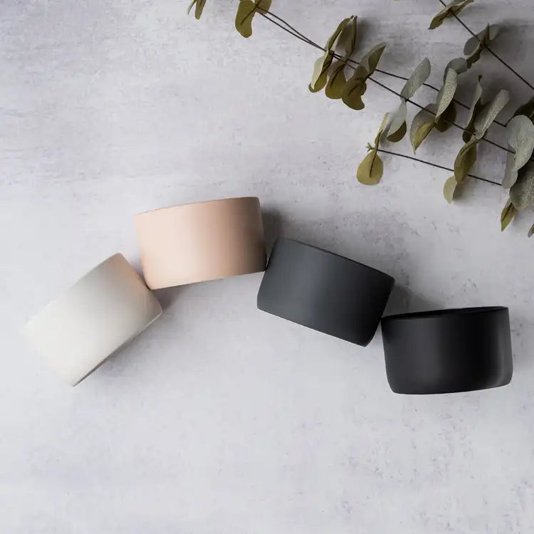 Three Wick Soy Candle in Ceramic Jar